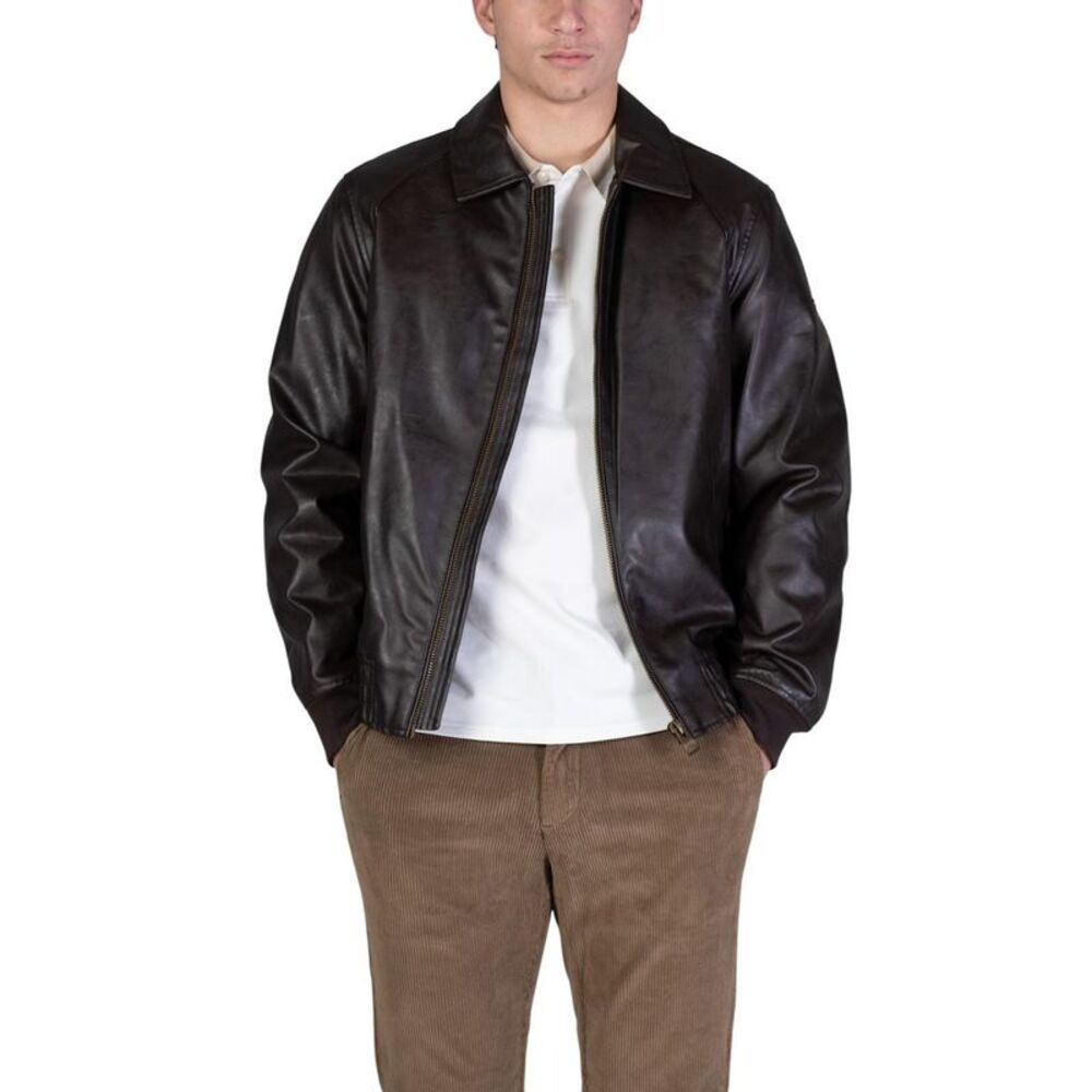 Guess Brown Polyethylene Men's Bomber